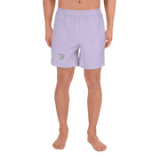 Livin' Aloha Men's Athletic Long Shorts (Fog Violet)
