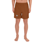 Livin' Aloha Men's Athletic Long Shorts (Saddle Brown)