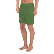 Livin' Aloha Men's Athletic Long Shorts (Fern Green)