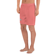 Livin' Aloha Men's Athletic Long Shorts (Salmon Pink)
