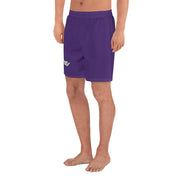 Livin' Aloha Men's Athletic Long Shorts (Purple)