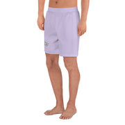 Livin' Aloha Men's Athletic Long Shorts (Fog Violet)