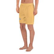 Livin' Aloha Men's Athletic Long Shorts (Chardonnay Orange)