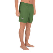 Livin' Aloha Men's Athletic Long Shorts (Fern Green)
