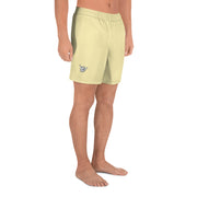 Livin' Aloha Men's Athletic Long Shorts (Banana Mania Yellow)