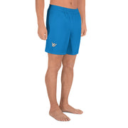 Livin' Aloha Men's Athletic Long Shorts (Navy Blue)