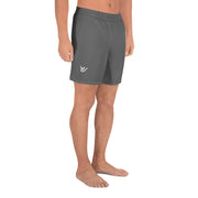 Livin' Aloha Men's Athletic Long Shorts (Zambezi Gray)