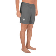 Livin' Aloha Men's Athletic Long Shorts (Gray)