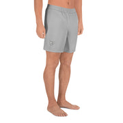 Livin' Aloha Men's Athletic Long Shorts (Silver)