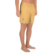 Livin' Aloha Men's Athletic Long Shorts (Chardonnay Orange)