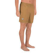Livin' Aloha Men's Athletic Long Shorts (Nude Brown)
