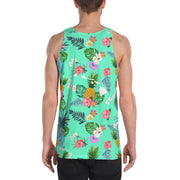 Livin' Aloha Green Floral Tank Top