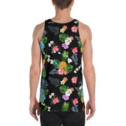 Livin' Aloha Black Floral Tank Top