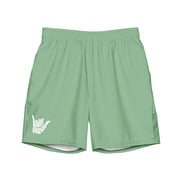 Livin' Aloha Eco-Friendly Swim Trunks (Dark Sea Green)