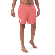 Livin' Aloha Eco-Friendly Swim Trunks (Salmon Pink)