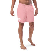 Livin' Aloha Eco-Friendly Swim Trunks (Light Pink)
