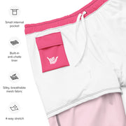 Livin' Aloha Eco-Friendly Swim Trunks (Brink Pink)