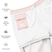 Livin' Aloha Eco-Friendly Swim Trunks (Misty Rose Pink)