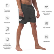 Livin' Aloha Eco-Friendly Swim Trunks (Eclipse Gray)