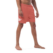 Livin' Aloha Eco-Friendly Swim Trunks (Sunglo Red)
