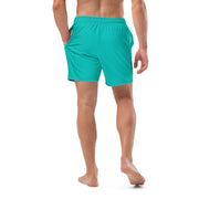 Livin' Aloha Eco-Friendly Swim Trunks (Teal)