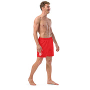 Livin' Aloha Eco-Friendly Swim Trunks (Red)
