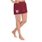 Women's Athletic Persian Plum Short Shorts