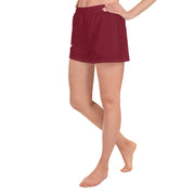 Women's Athletic Persian Plum Short Shorts