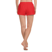 Women's Athletic Red Short Shorts