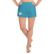 Livin' Aloha Short Shorts (Boston Blue) - Livin' Aloha