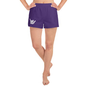 Livin' Aloha Short Shorts (Purple) - Livin' Aloha