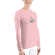 Women's Rash Guard (Azalea) - Livin' Aloha