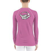 Women's Rash Guard (Puce) - Livin' Aloha