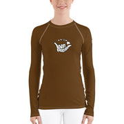 Womens Rash Guard (Pickled Bean) - Livin' Aloha