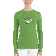 Womens Rash Guard (Asparagus) - Livin' Aloha