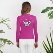 Youth Rash Guard (Violet) - Printful