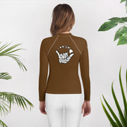 Youth Rash Guard (Pickled Bean) - Printful