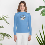 Youth Rash Guard (Polo Blue) - Printful