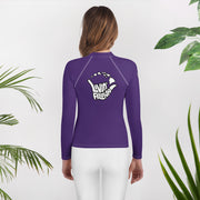 Youth Rash Guard (Purple) - Printful
