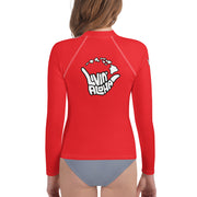 Livin' Aloha Youth Rash Guard (Red) - Livin' Aloha