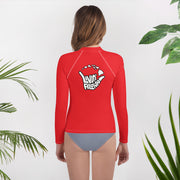 Livin' Aloha Youth Rash Guard (Red) - Livin' Aloha