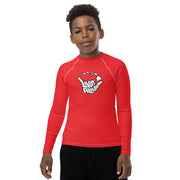 Livin' Aloha Youth Rash Guard (Red) - Livin' Aloha