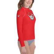 Livin' Aloha Youth Rash Guard (Red) - Livin' Aloha