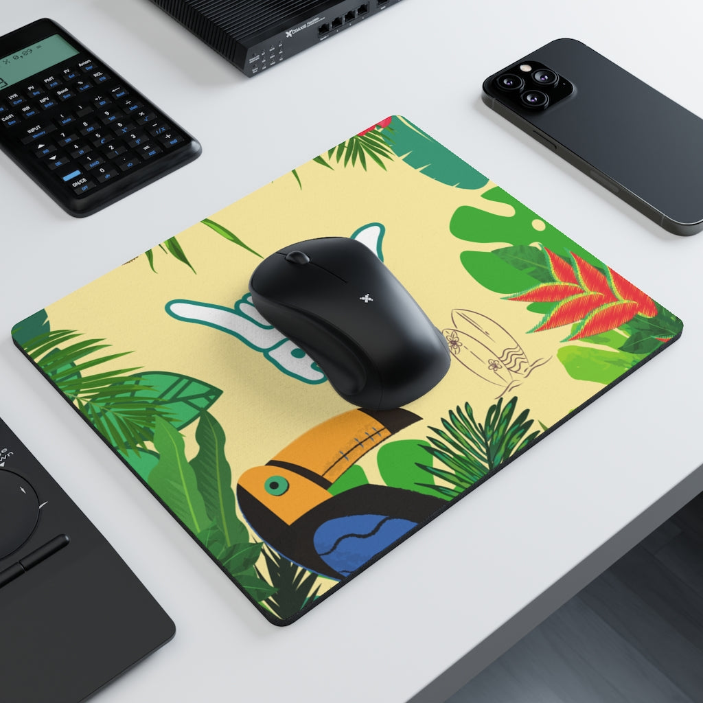 succulent mouse pad Shop Livin' Aloha Rectangular Mouse Pad (Toucan Surf)
