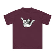 Livin' Aloha Max Performance Go Get It T-shirt (Maroon)