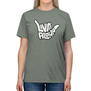 Livin' Aloha Classic Tri-Blend (Gray Nickel)