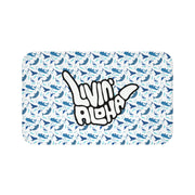 Livin' Aloha Bath Mat (Whales) - Livin' Aloha