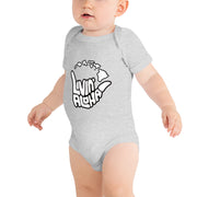 Livin' Aloha Athletic Heather Baby Onesie (Islands Shaka)