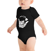 Livin' Aloha Black Baby Onesie (Islands Shaka)