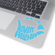 Blue Car Decal, Island stickers - Livin' Aloha
